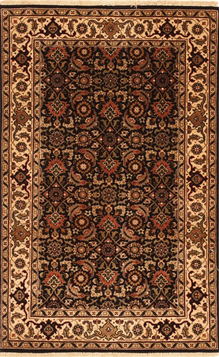 Herati Beige Hand Knotted 26 X 311  Area Rug 250-28998 Image 0