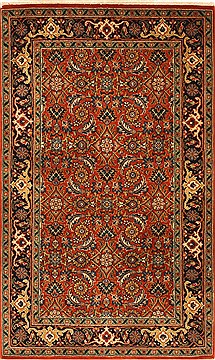 Indian Herati Beige Rectangle 2x4 ft Wool Carpet 29000