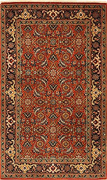 Herati Beige Hand Knotted 2'5" X 4'0"  Area Rug 250-29000
