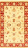 Pishavar Beige Hand Knotted 28 X 42  Area Rug 250-29001 Thumb 0