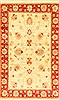 Pishavar Beige Hand Knotted 28 X 42  Area Rug 250-29001 Thumb 0