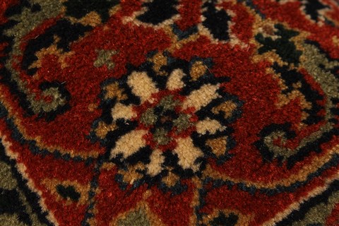 Herati Beige Hand Knotted 25 X 41 Area Rug 250-29002 Image 6