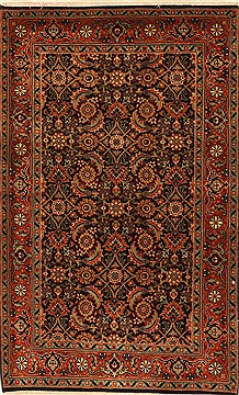 Indian Herati Beige Rectangle 3x4 ft Wool Carpet 29004