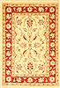 Pishavar Beige Hand Knotted 210 X 411  Area Rug 250-29008 Thumb 0