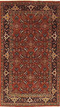 Indian Herati Beige Rectangle 2x4 ft Wool Carpet 29009