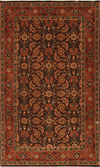 Herati Beige Hand Knotted 25 X 40  Area Rug 250-29012 Image 0