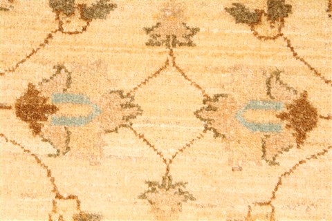 Pishavar Beige Hand Knotted 28 X 44 Area Rug 250-29016 Image 2