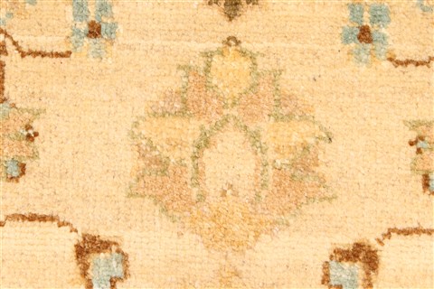 Pishavar Beige Hand Knotted 28 X 44 Area Rug 250-29016 Image 7