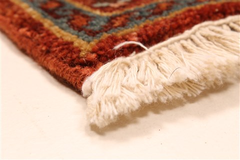 Serapi Beige Hand Knotted 27 X 41 Area Rug 250-29017 Image 7