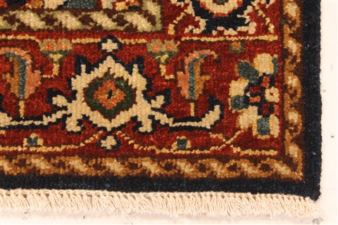 Serapi Blue Hand Knotted 26 X 40 Area Rug 250-29018 Image 1