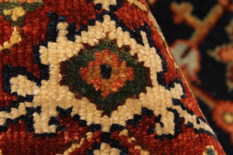 Serapi Blue Hand Knotted 26 X 40 Area Rug 250-29018 Image 6