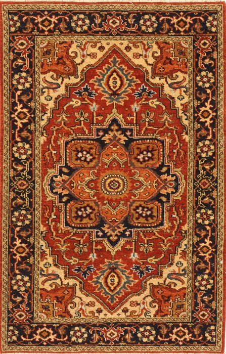 Serapi Brown Hand Knotted 26 X 310  Area Rug 250-29022 Image 0