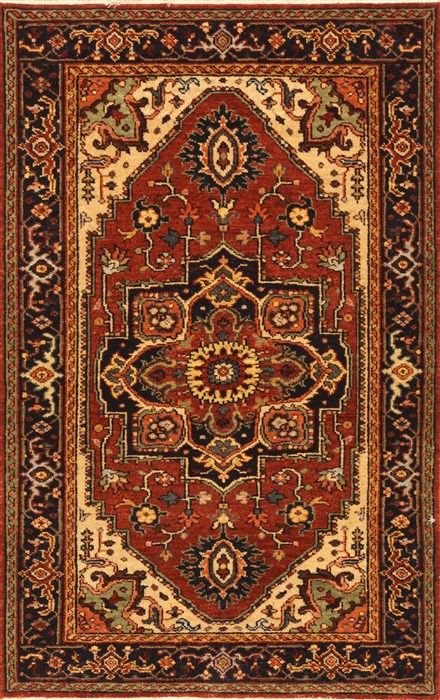 Serapi Brown Hand Knotted 26 X 310  Area Rug 250-29023 Image 0
