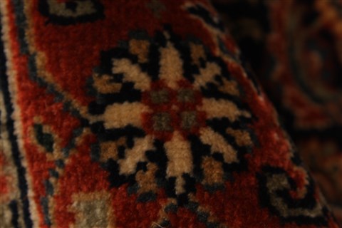 Herati Beige Hand Knotted 27 X 42 Area Rug 250-29030 Image 6