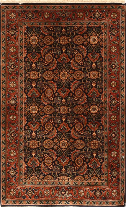 Herati Beige Hand Knotted 27 X 42 Area Rug 250-29030 Image 0