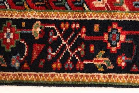 Karajeh Blue Hand Knotted 26 X 41 Area Rug 250-29038 Image 3