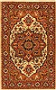Serapi Beige Hand Knotted 27 X 40  Area Rug 250-29039 Thumb 0