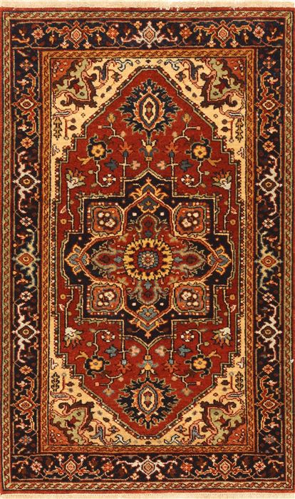 Serapi Red Hand Knotted 25 X 40  Area Rug 250-29043 Image 0