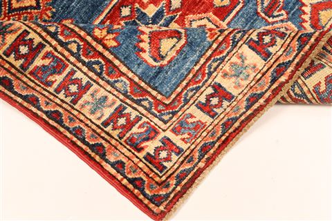Kazak Blue Hand Knotted 27 X 41 Area Rug 250-29047 Image 6