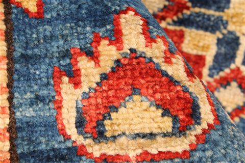 Kazak Blue Hand Knotted 27 X 41 Area Rug 250-29047 Image 9