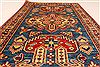 Kazak Blue Hand Knotted 27 X 41 Area Rug 250-29047 Thumb 4