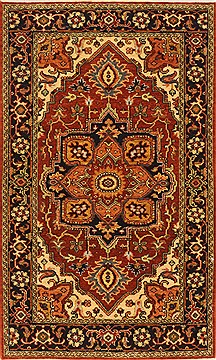 Serapi Red Hand Knotted 2'6" X 4'1"  Area Rug 250-29048