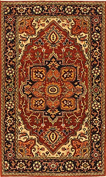 Serapi Red Hand Knotted 2'6" X 4'1"  Area Rug 250-29048