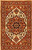 Serapi Beige Hand Knotted 26 X 311  Area Rug 250-29049 Thumb 0