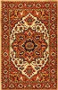 Serapi Beige Hand Knotted 26 X 311  Area Rug 250-29049 Thumb 0