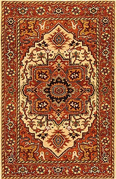 Serapi Beige Hand Knotted 2'6" X 3'11"  Area Rug 250-29049