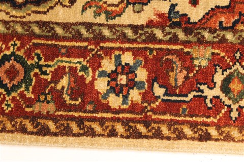 Serapi Brown Hand Knotted 26 X 40 Area Rug 250-29050 Image 2