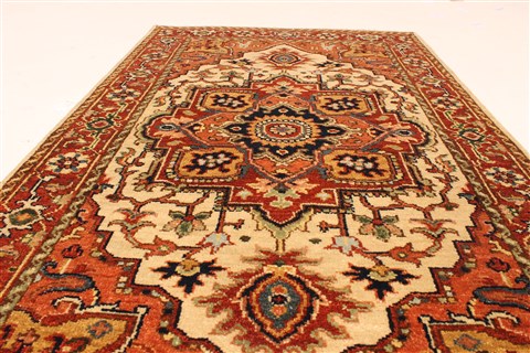 Serapi Brown Hand Knotted 26 X 40 Area Rug 250-29050 Image 3
