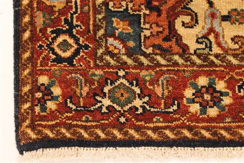 Serapi Blue Hand Knotted 26 X 40 Area Rug 250-29051 Image 1