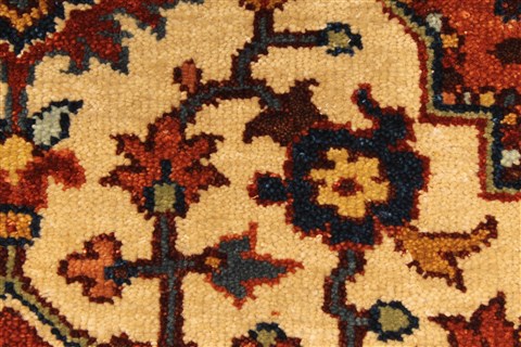 Serapi Beige Hand Knotted 26 X 41 Area Rug 250-29052 Image 7