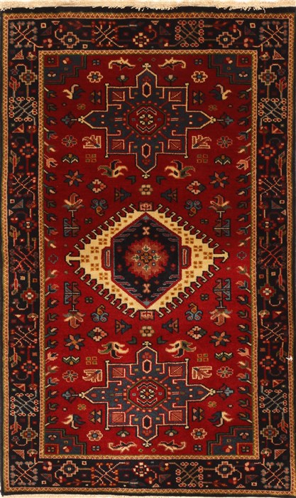 Karajeh Red Hand Knotted 24 X 310  Area Rug 250-29055 Image 0