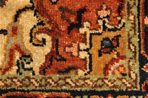 Serapi Brown Hand Knotted 25 X 41 Area Rug 250-29057 Image 7