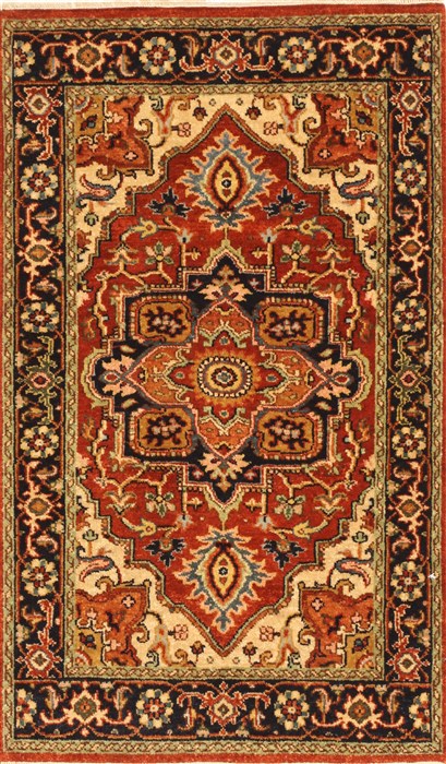 Serapi Brown Hand Knotted 25 X 41 Area Rug 250-29057 Image 0