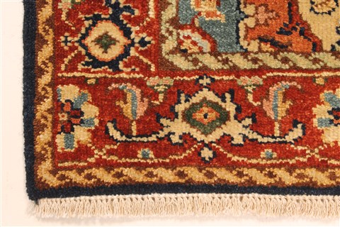 Serapi Blue Hand Knotted 26 X 40  Area Rug 250-29063 Image 1