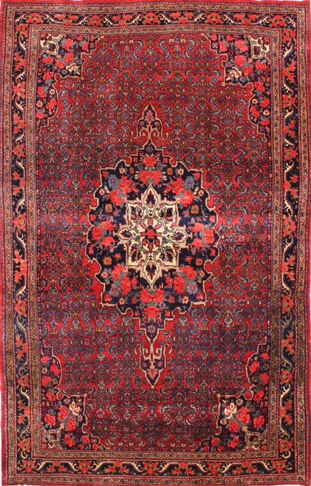 Bidjar Red Hand Knotted 50 X 85 Area Rug 254-29065 Image 0