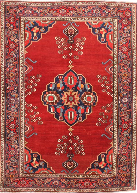 Kazak Red Hand Knotted 51 X 69 Area Rug 254-29066 Image 0