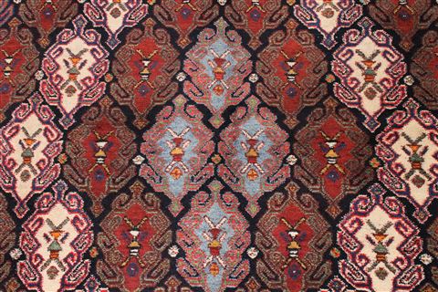 Afshar Blue Hand Knotted 53 X 72 Area Rug 254-29070 Image 3