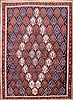 Afshar Blue Hand Knotted 53 X 72 Area Rug 254-29070 Thumb 0