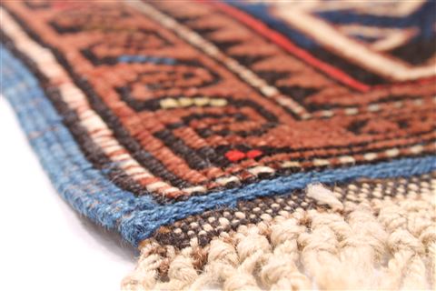 Kazak Blue Hand Knotted 49 X 79 Area Rug 254-29073 Image 1