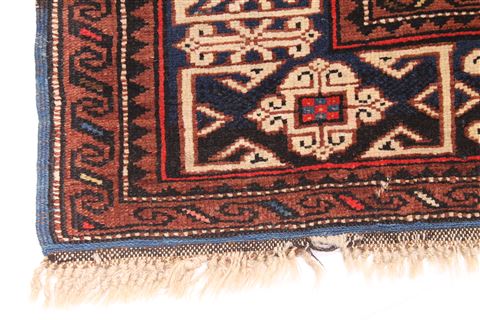 Kazak Blue Hand Knotted 49 X 79 Area Rug 254-29073 Image 2