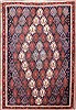 Afshar Blue Hand Knotted 53 X 77  Area Rug 254-29074 Thumb 0