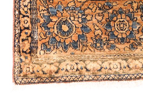 Isfahan Blue Hand Knotted 48 X 67 Area Rug 254-29076 Image 2