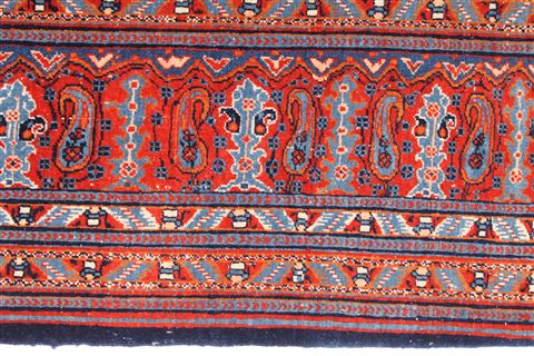 Isfahan White Hand Knotted 48 X 73 Area Rug 254-29077 Image 4