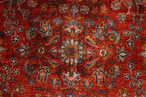 Kashan Red Hand Knotted 46 X 610 Area Rug 254-29079 Image 3