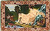 Tabriz Green Hand Knotted 36 X 53 Area Rug 254-29083 Thumb 0