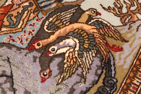 Tabriz Blue Hand Knotted 310 X 50  Area Rug 254-29089 Image 9